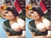 Cute Bangla Girl Play with her Boobs