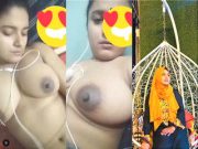 Desi Girl Shows her Boobs On VC