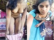 Desi Village Girl Shows Boobs and Pussy