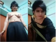 HORNY DESI BHABHI STRIP AND SHOWS BOOBS